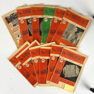 1952 1953 The Workbasket Magazine Vol 18 Vintage Mid Century Full Year Lot of 12
